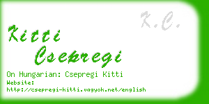kitti csepregi business card